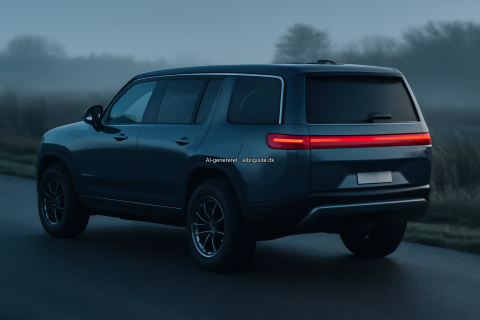 Rivian R1S (AI-genereret billede)