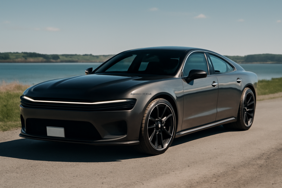 Dodge Charger Daytona EV (AI-genereret billede)