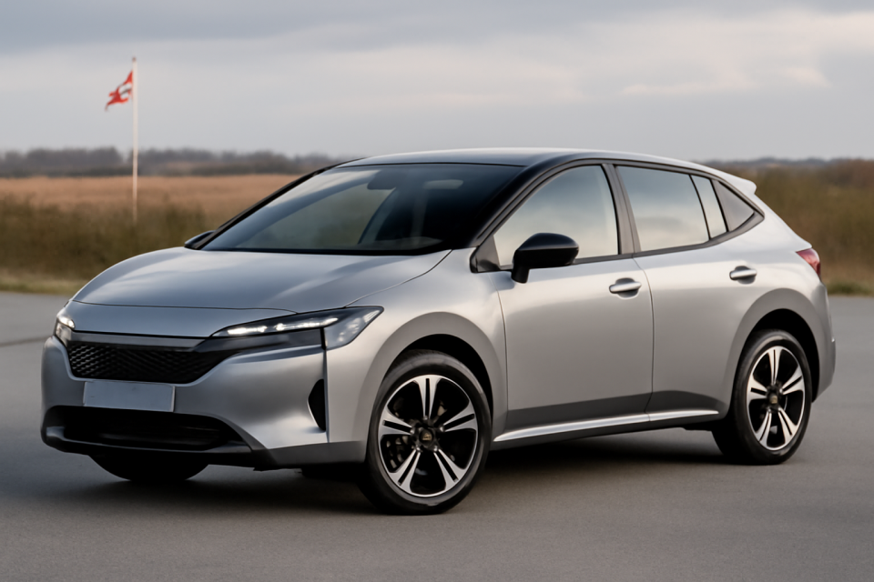 Nissan Leaf (2026) (AI-genereret billede)